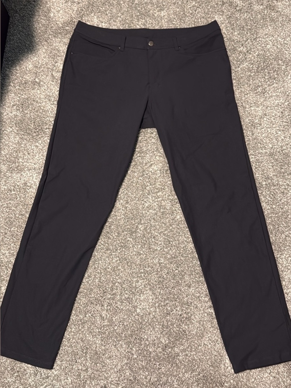 Lululemon ABC 5 Pockets Black Stretch Pants Men’s 38/32